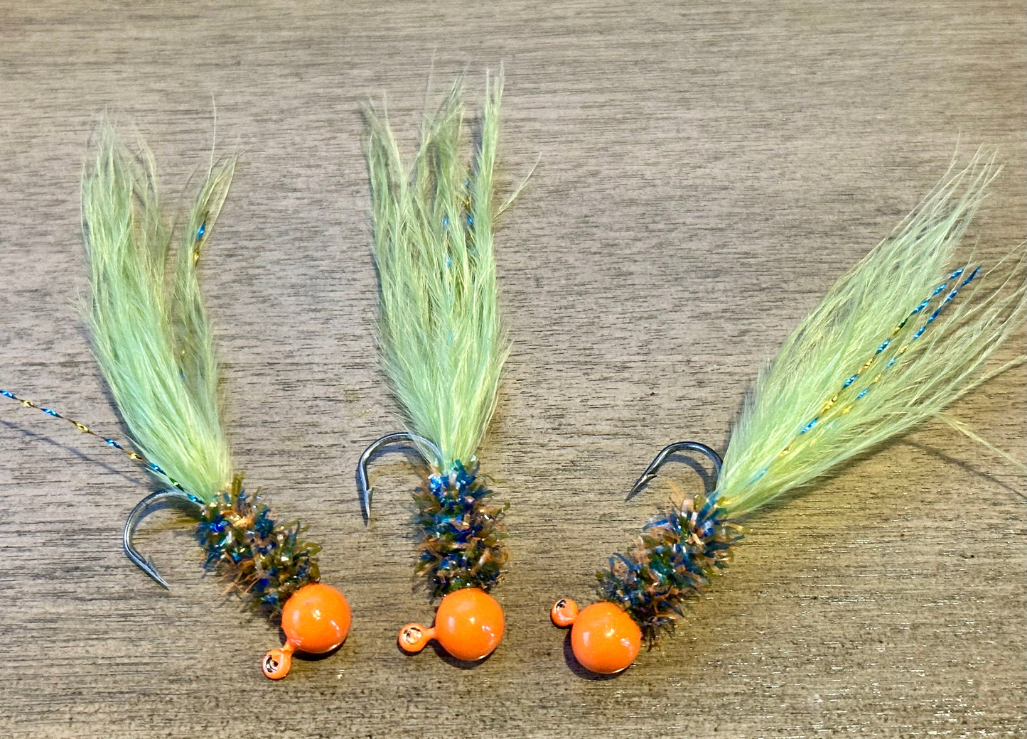Chubby Hair Jig - Jig Head 3-pack