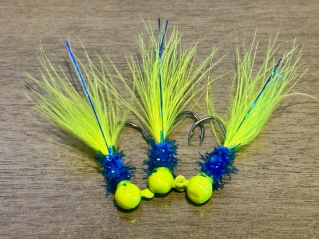 Chubby Hair Jig - Jig Head 3-pack