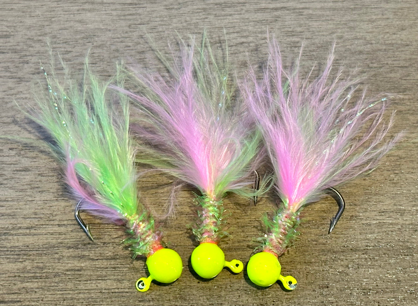 Chubby Hair Jig - Jig Head 3-pack