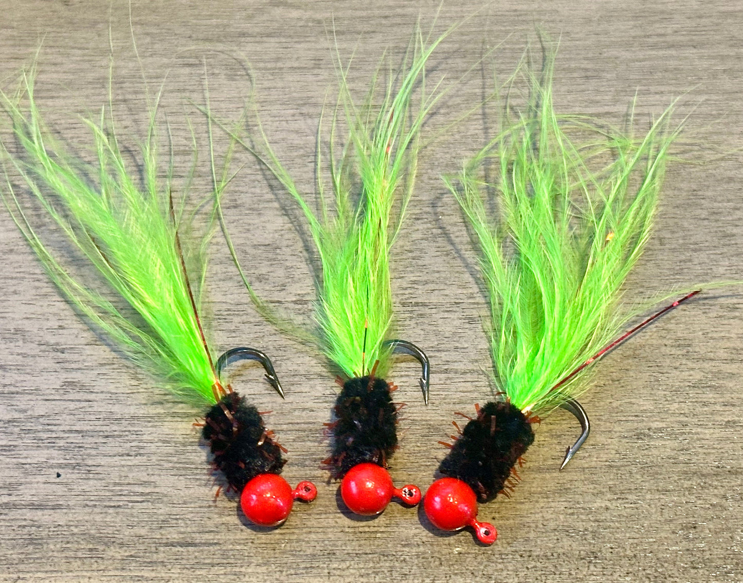 Chubby Hair Jig - Jig Head 3-pack